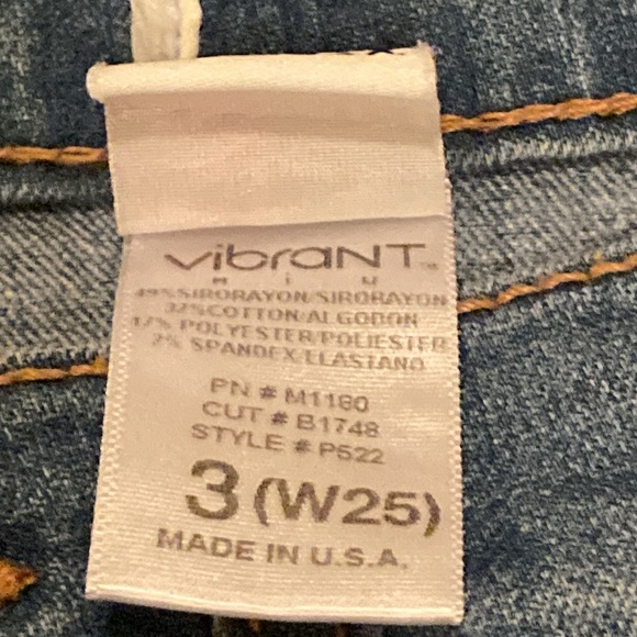 Vibrant Flare Jeans - Picture 3 of 6